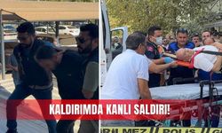 Kaldırımda kanlı saldırı!
