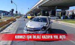 Kırmızı ışık ihlali kazaya yol açtı