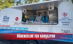Öğrencileri TDV karşılıyor