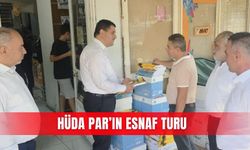 HÜDA PAR’ın esnaf turu
