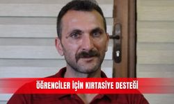 Öğrenciler için kırtasiye desteği