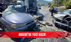 Akseki’de feci kaza!