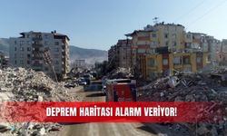 Deprem haritası alarm veriyor!