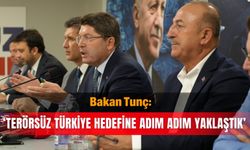 Bakan Tunç: Terörsüz Türkiye hedefine adım adım yaklaştık