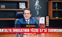 Ali Çandır: Antalya ihracatının yüzde 57’si tarımdan