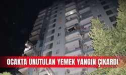 Kepez’de ocakta unutulan yemek yangın çıkardı