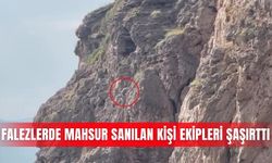 Antalya’da falezlerde mahsur sanılan kişi ekipleri şaşırttı