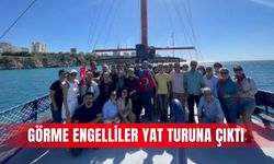 Görme engelliler yat turuna çıktı