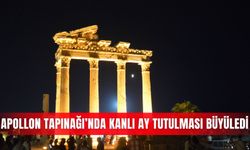 Apollon Tapınağı’nda kanlı ay tutulması büyüledi
