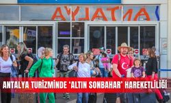 Antalya turizminde “altın sonbahar” hareketliliği