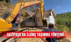 Gazipaşa’da ilginç taşınma yöntemi