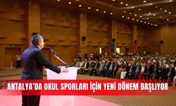 Antalya’da okul sporları için yeni dönem başlıyor
