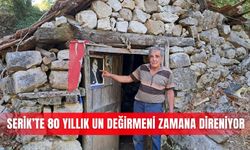 Serik’te 80 yıllık un değirmeni zamana direniyor