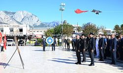 Kemer'de Gaziler Günü için tören düzenlendi