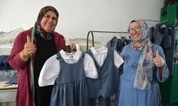 'Okulumuzun Kıyafetini Okulumuzda Üretiyoruz' projesi