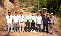 Alanya’da Sapadere yolunda asfalt hazırlığı