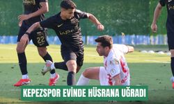Kepezspor evinde hüsrana uğradı