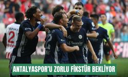 Antalyaspor’u zorlu fikstür bekliyor