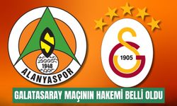 Alanyaspor-Galatasaray maçının hakemi belli oldu