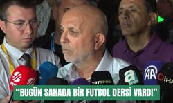 Hasan Çavuşoğlu: Bugün sahada bir futbol dersi vardı
