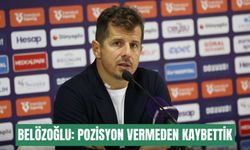 Belözoğlu: Pozisyon vermeden kaybettik