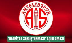 Antalyaspor’dan ‘hafriyat soruşturması’ açıklaması