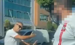 Trafikte aracın camını yumruklayan şüpheli serbest