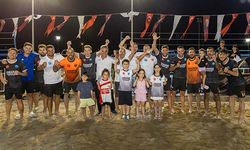 Manavgat’ta plaj futbolu heyecanı başladı