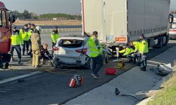 Silivri Kuzey Marmara Otoyolu’nda feci kaza: 1 ölü