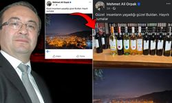 Belediye başkanından alkollü cuma paylaşımı