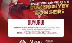 Kepez Belediyesi Cumhuriyet konseri ertelendi