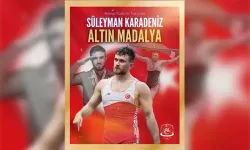 Milli güreşçi Süleyman Karadeniz’den altın madalya