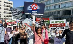 Ankara'da 'Gazze' için basın açıklaması