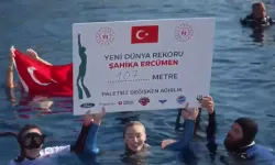 Şahika Ercümen'den cumhuriyetin 102'nci yılı ve Gazze için yeni dünya rekoru