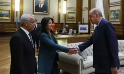 DEM Parti heyeti Cumhurbaşkanlığı Külliyesi'nde