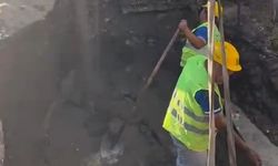 1 ayda 5 kez patlayan içme suyu hattı onarıldı