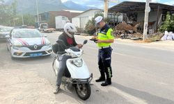 Antalya'da jandarmadan şok motosiklet denetimi