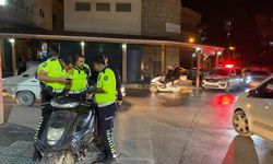 Antalya'da devrilen motosikletin sürücüsü ağır yaralandı