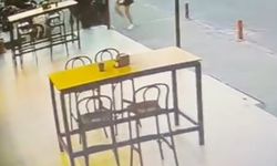 Kontrolden çıkan motosiklet duvara çarptı