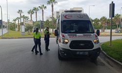 Devrilen motosikletin sürücüsü yaralandı