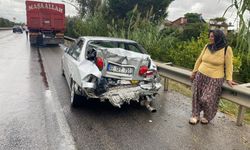Antalya'da 4 araçlı zincirleme kaza