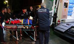 Antalya'da turist 4 metrelik inşaat çukuruna düştü!