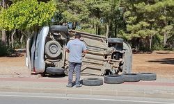 Anne ve çocukları kazada yaralandı