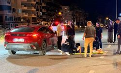 Gazipaşa’da otomobil ile motosiklet çarpıştı