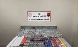Kemer’de kaçak sigara baskını