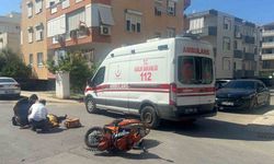 Otomobille motosiklet çarpıştı: 1 yaralı