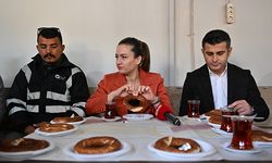 Fen İşleri personeline sabah ziyareti