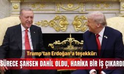 Trump'tan Erdoğan'a özel teşekkür