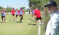 Erol Bulut, Antalyaspor ile ilk antrenmanına çıktı