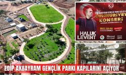 Edip Akbayram Gençlik Parkı kapılarını açıyor